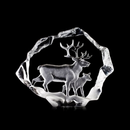 WILDLIFE Reindeer and calf Limited Edition