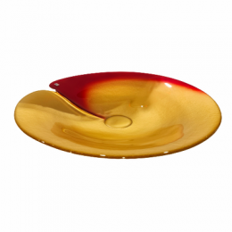 Mats Jonasson Crystal - TABLEWARE - Magic Red Platter Ø 400 mm - 77934