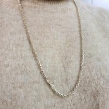 Silver Anchor Diamond-Cut Chain  35 mm x 800 mm