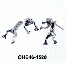 Oh la la Jewellery EARRINGS - nickel free silver Earring ''Frog''