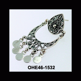 Oh la la Jewellery EARRINGS - nickel free silver - Oriental OHE46-1532
