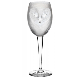 Mats Jonasson Crystal - STRIX wine glass Owl, clear - 42041