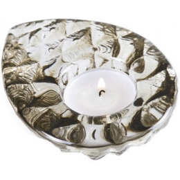 INTO THE WOODS painted crystal tealight candleholder by Ludvig Löfgren - 69044