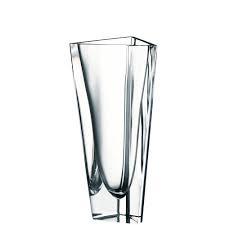 Crystal - Vase - ORREFORS Crystal Triangle Vase, H = 220 mm - 6529122