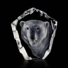 Mats Jonasson Crystal - WILDLIFE - Polar Bear’s face - 33361