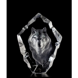 Mats Jonasson Crystal - WILDLIFE - Wolf large - 33372