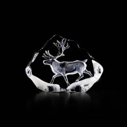 Mats Jonasson Crystal - WILDLIFE - Reindeer medium - 33597