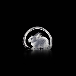Mats Jonasson Crystal - WILDLIFE MINIATURE Rabbit - 88101